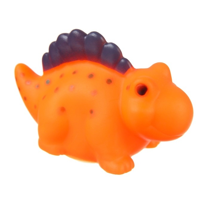 Набор резиновых игрушек для ванны &laquo;Динопарк&raquo;, с пищалкой, 6 шт, виды МИКС, Крошка Я