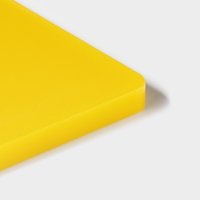 Доска профессиональная разделочная Доляна, 50&times;35&times;1,8 см, цвет жёлтый