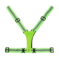 Жилет сигнальный, светоотражающий с регулируемым размером, салатовый, LED сигнал, 4 режима Жилет сигнальный, светоотражающий с регулируемым размером, салатовый, LED сигнал, 4 режима