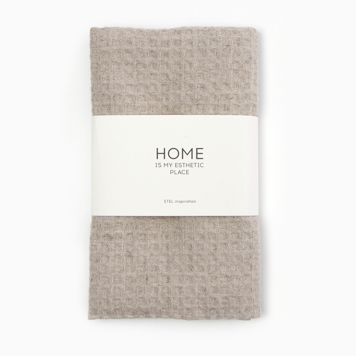 Полотенце льняное Этель, 40х60 см, лен 51% хлопок 49%