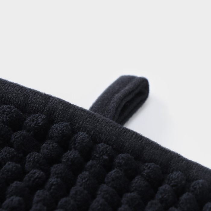 Коврик для дома LaDо́m, букли, плотность 1900 г, 50×80 см, цвет графитовый Коврик для дома LaDо́m, букли, плотность 1900 г, 50×80 см, цвет графитовый