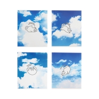 Тетрадь 96 листов в клетку Calligrata "Коты в небе", картонная обложка, глянцевая ламинация, блок офсет МИКС Тетрадь 96 листов в клетку Calligrata "Коты в небе", картонная обложка, глянцевая ламинация, блок офсет МИКС