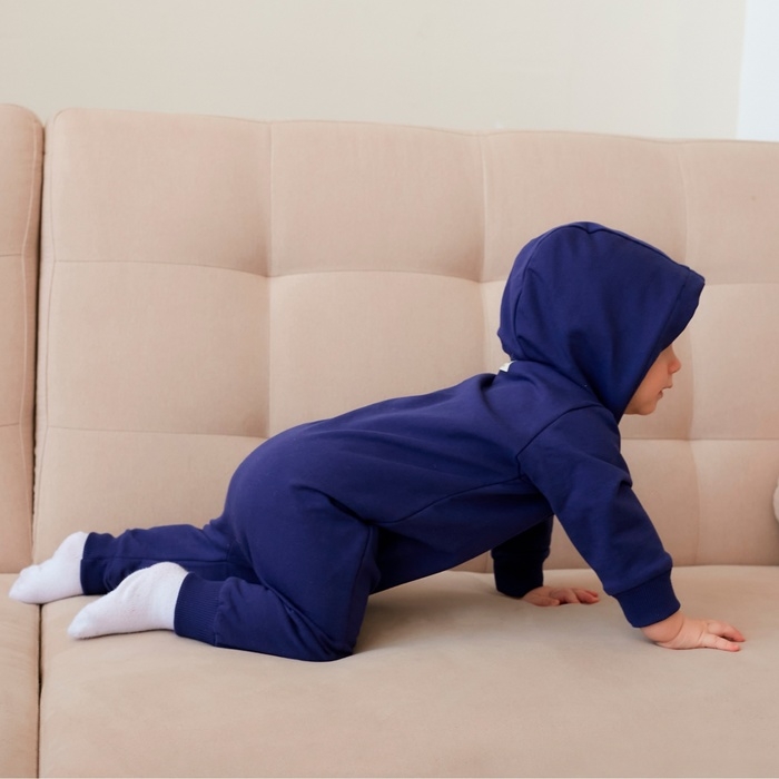 Комбинезон детский MINAKU цвет темно-синий, рост 80-86 см