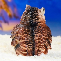 Садовая фигура "Филин" декор на ветку 19см Садовая фигура "Филин" декор на ветку 19см