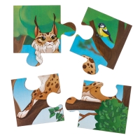 Пазлы &laquo;Лесные звери&raquo;