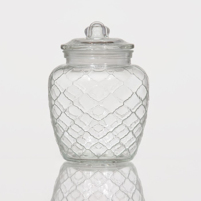 Банка стеклянная для сыпучих продуктов &laquo;&lrm;Алла&raquo;, 2 л, 16,5&times;20 см