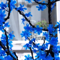 Светодиодное дерево &laquo;Баугиния&raquo; 1.5 м, 480 LED, постоянное свечение, 220 В, свечение синее