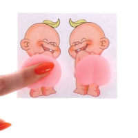 Мялка антистресс &laquo;Попка&raquo; в наборе 2 мялки и наклейки