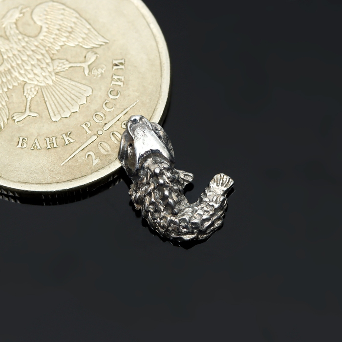 Сувенир кошельковый Сувенир кошельковый "Карп", олово, 1х1х0,5 см