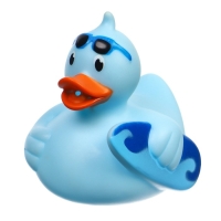 Набор резиновых игрушек для ванны &laquo;Утки на пляже&raquo;, 7 см, 3 шт., Крошка Я