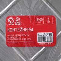 Набор форм из фольги для запекания и выпечки Доляна, 2,1 л, 31,5×22×5,5 см, 2 шт Набор форм из фольги для запекания и выпечки Доляна, 2,1 л, 31,5×22×5,5 см, 2 шт