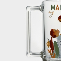 Кружка стеклянная «Фитнес. Мама», 320 мл Кружка стеклянная «Фитнес. Мама», 320 мл