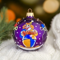 Шар "Клоун с гармошкой" 8 см микс Шар "Клоун с гармошкой" 8 см микс