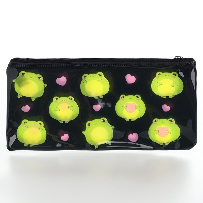 Пенал школьный мягкий плоский 9,5 х 20,5 ПВХ &laquo;1 сентября: Пупсики&raquo; МИКС