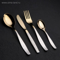 Набор столовый «Уралочка», с частичным декоративным покрытием, декоративная коробка, 24 предмета Набор столовый «Уралочка», с частичным декоративным покрытием, декоративная коробка, 24 предмета