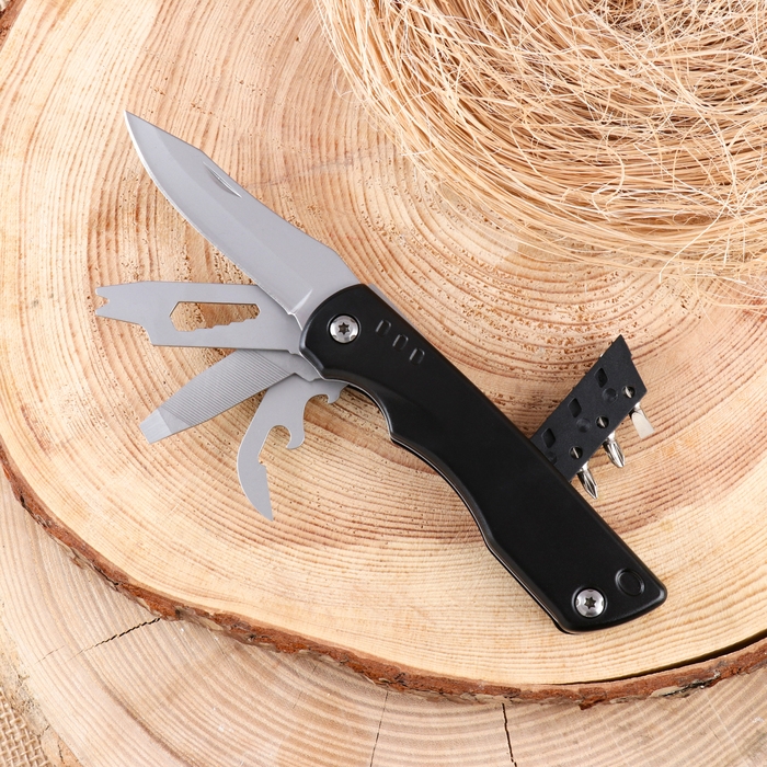 Нож швейцарский 7в1 Нож швейцарский 7в1 "Эхо" 19,8см, клинок 87мм/2мм, с отвертками