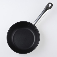 Сковорода &laquo;Общепит&raquo;, d=20 см, толщина корпуса 0,6 мм, дно 3,5 мм, с теплораспределительным слоем, антипригарное покрытие, индукция