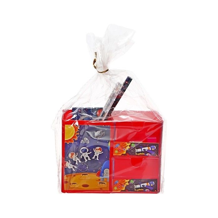 Набор настольный канцелярский, 6 предметов, Calligrata Набор настольный канцелярский, 6 предметов, Calligrata "Космос"