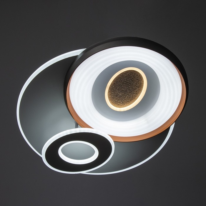 Люстра с ПДУ "Ренди" LED 160Вт 3000-6000К бело-черный