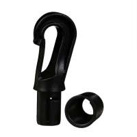 Крючок с креплением для шнура, d = 10 мм, набор 10 шт. Крючок с креплением для шнура, d = 10 мм, набор 10 шт.