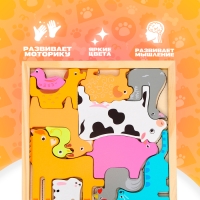 Пазл в рамке &laquo;Домашние животные&raquo; 16,6 &times; 16,6 &times; 1,2 см