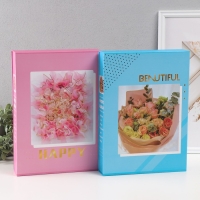 Фотоальбом на 200 фото 15х21 "Букет" МИКС 33х23,5х5,5 см