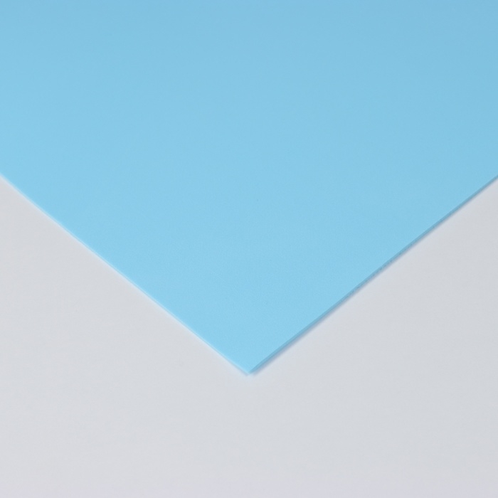 Фоамиран иранский 0,8 -1 мм (Небесно-голубой/166) 60х70 см
