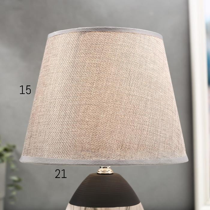 Лампа настольная 16305/1GR E14 40Вт серый 20х20х31 см RISALUX