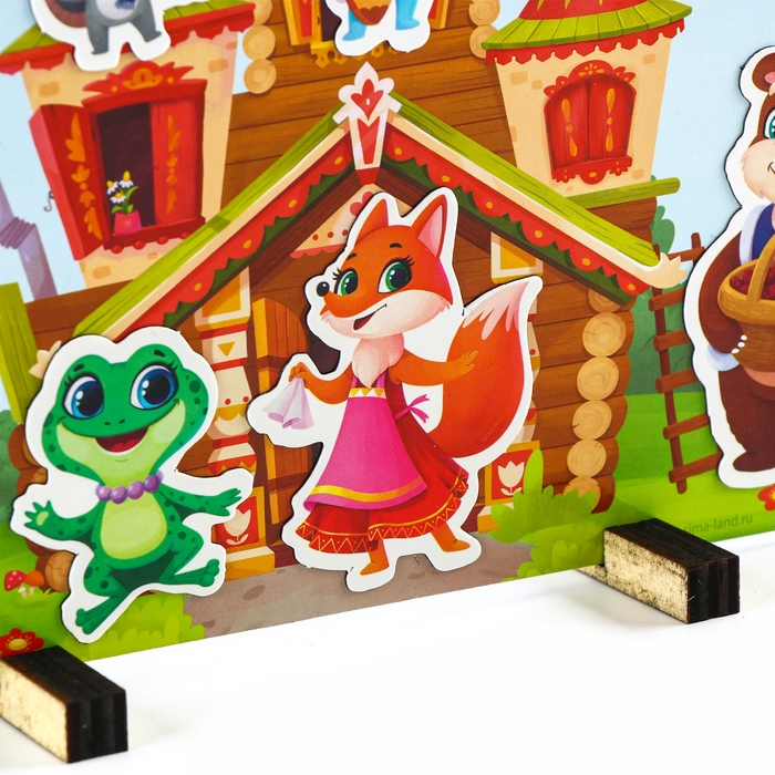 Набор развивающих магнитов. Театр по мотивам русской народной сказки «Теремок» Набор развивающих магнитов. Театр по мотивам русской народной сказки «Теремок»