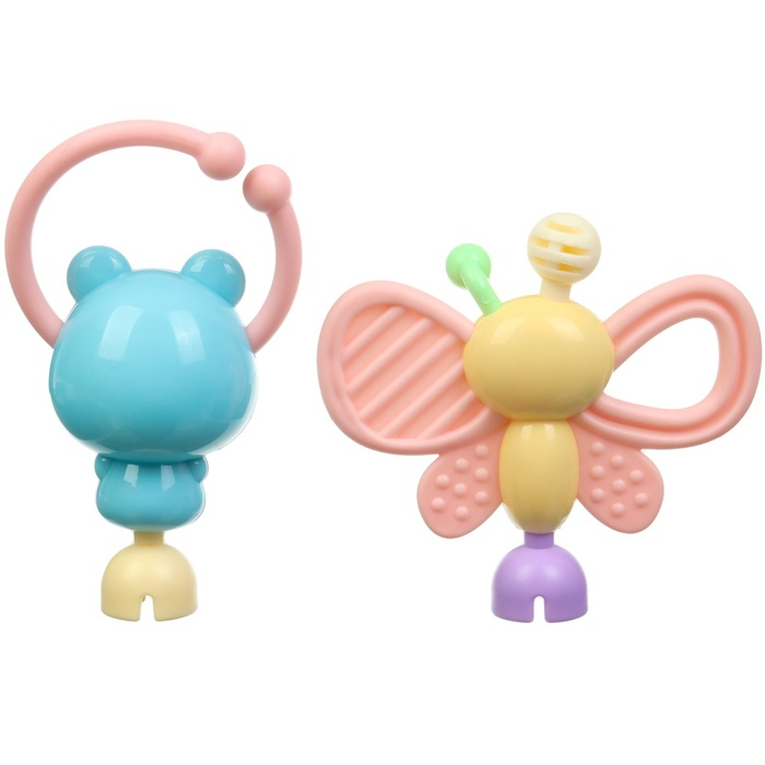 Набор погремушек &laquo;Собери меня&raquo;, 5 шт., нежные цвета, Крошка Я