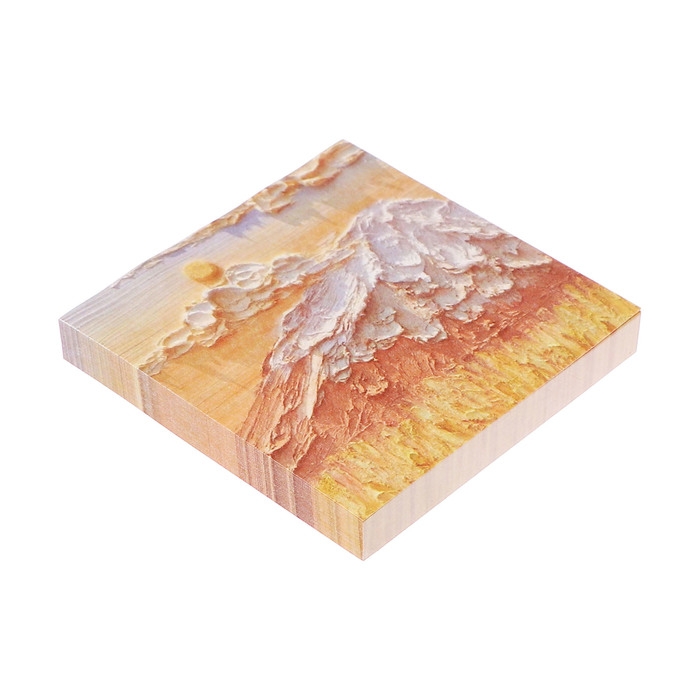 Блок для записей 80 х 80 мм, 80 листов Горный склон ЗD Блок для записей 80 х 80 мм, 80 листов Горный склон ЗD