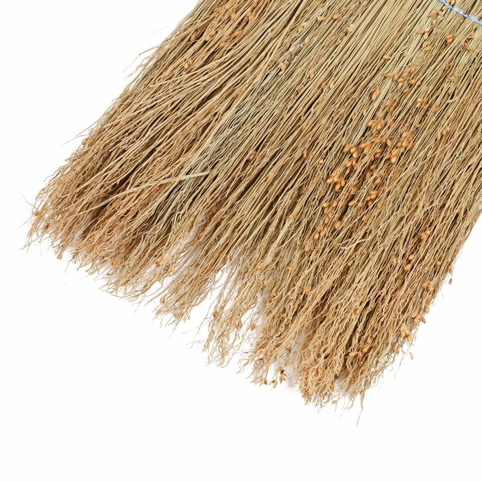 Веник узбекский из сорго СУПЕРЦЕНА 3х-прошивной средний, 81-86 см, ручная работа