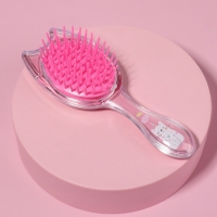 Расчёска - шейкер, 16 (&plusmn;1) &times; 6 см, цвет розовый