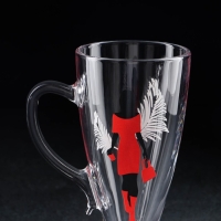 Кружка стеклянная &laquo;Мисс&raquo;, для чая/кофе, 250 мл, МИКС