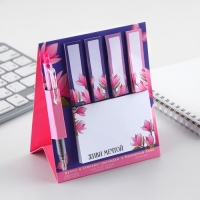 Подарочный набор стикера-закладки и ручка «Живи мечтой», 20 л в блоке Подарочный набор стикера-закладки и ручка «Живи мечтой», 20 л в блоке