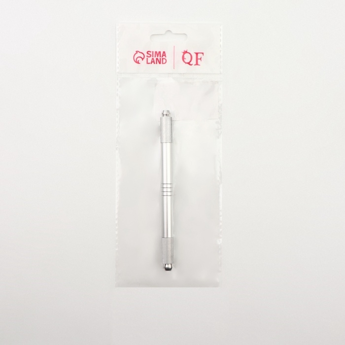 Ручка - манипула для тату и татуажа, 12 &times; 0,9 см, цвет серебристый