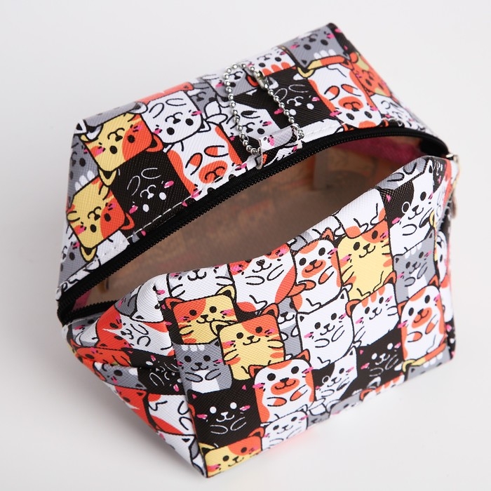 Косметичка-монетница на молнии, цвет разноцветный