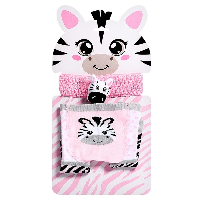 Одежда для пупса &laquo;Зебра&raquo;, колготки с повязкой