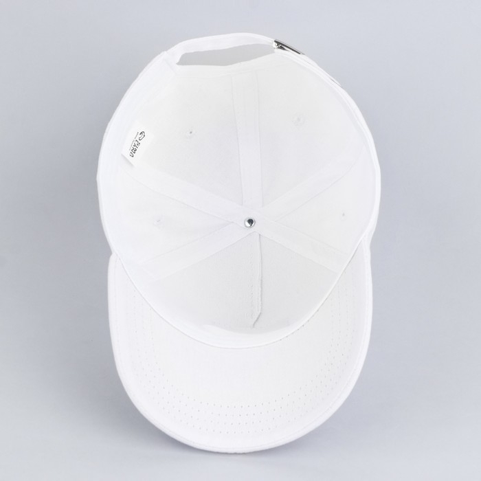 Кепка женская «A», цвет белый, р-р 56 Кепка женская «A», цвет белый, р-р 56