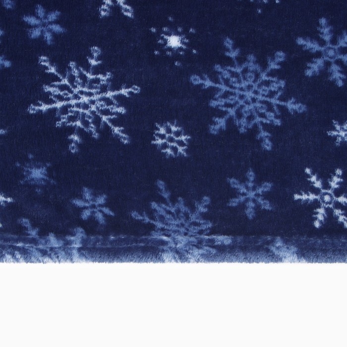 Плед LoveLife "Снегопад" 200*220 см,100% п/э, велсофт 280 гр/м2