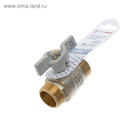 Кран шаровой "СТМ" Стандарт, PN40, наружная/наружная резьба 3/4", бабочка Кран шаровой "СТМ" Стандарт, PN40, наружная/наружная резьба 3/4", бабочка