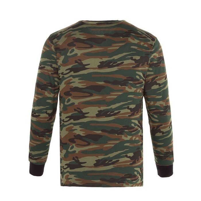 Лонгслив мужской с начёсом, цвет МИКС камуфляж коричнево-зелёный, размер 50 Лонгслив мужской с начёсом, цвет МИКС камуфляж коричнево-зелёный, размер 50