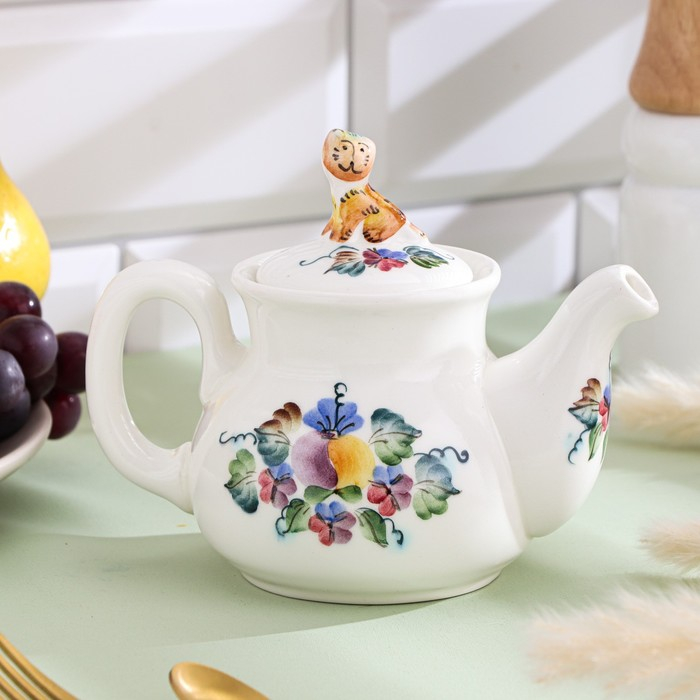 Чайник &laquo;Хуторок&raquo;, 0,36 л, 15,5&times;10&times;13 см, 1 сорт, авт.Кунаховец О.П