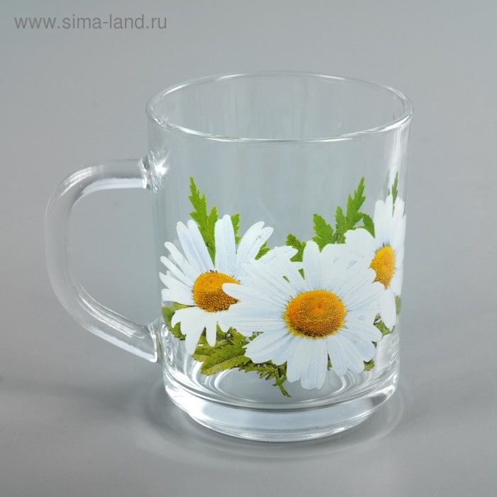 Кружка стеклянная для чая &laquo;Ассорти&raquo;, 200 мл, рисунок МИКС