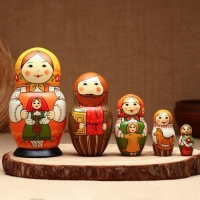 Матрёшка &laquo;Старорусская Матрёшка&raquo;, 5 кукольная, люкс