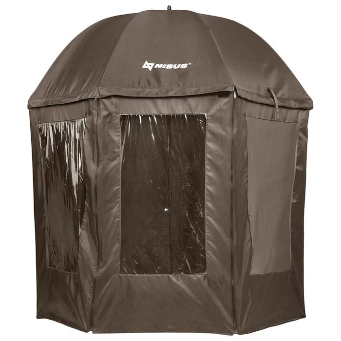 Зонт с тентом NISUS, диаметр 2.4 м, прямой, закрытый Зонт с тентом NISUS, диаметр 2.4 м, прямой, закрытый