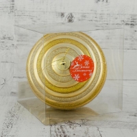 Шар пластик d-15 см "Сюита" золото Шар пластик d-15 см "Сюита" золото