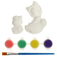 Набор для творочества &laquo;Барельеф для росписи. Энчантималс&raquo;, 2 шт.