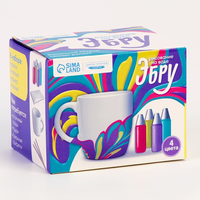 Рисование на воде: эбру «Создай свою кружку» Рисование на воде: эбру «Создай свою кружку»