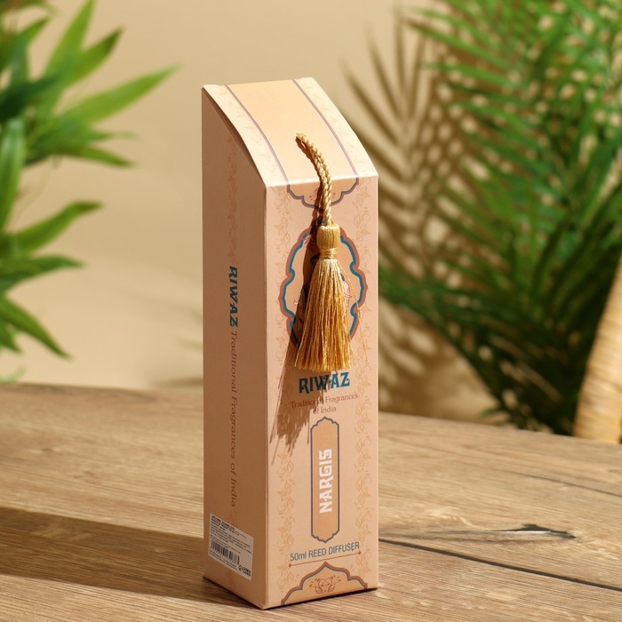 Диффузор "RIWAZ" 50 мл (+ 6 палочек), nargis